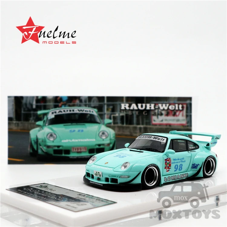 

Fuelme 1:64 RWB 993 Lomianki #98 Green Resin Model Car