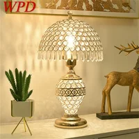 WPD Crystal Table Lamp Dimmer luxury With Remote Control For Home Modern Creative Light bedside