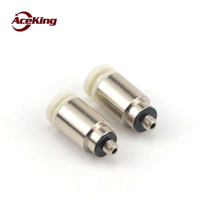 10 шт. Белое Мини соединение воздушной трубки AceKing резьбовой медный