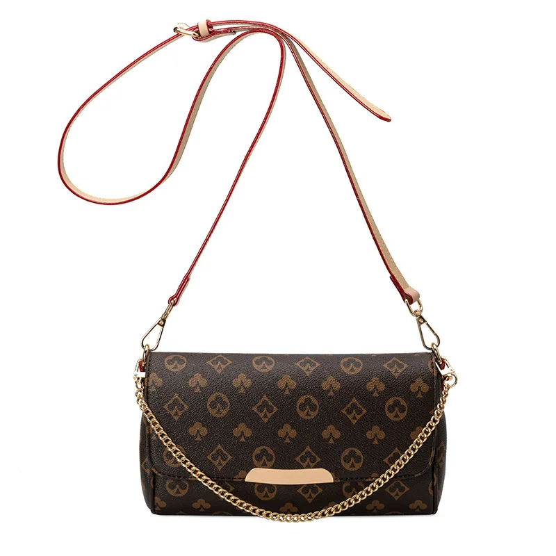 

Women 2021 New Famous Designer Shoulder Bag with Metal Chain Luxury Brand Messenger Bag Female Flap Crossbody Bags Purses