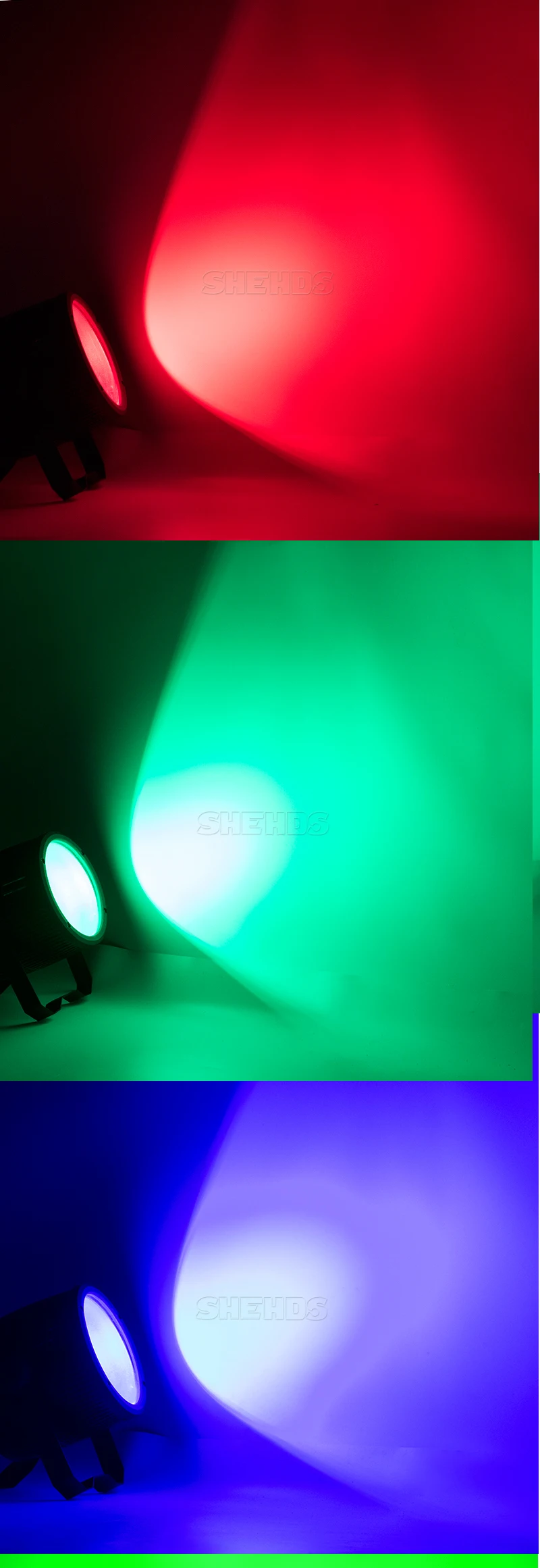 Led COB Par 60 Вт высокая яркость rgb 3в1 7/3 DMX каналы вечерние свадебные Dj ShowsSHEHDS прожектор для сцены, дискотек стирка стробоскоп эффект