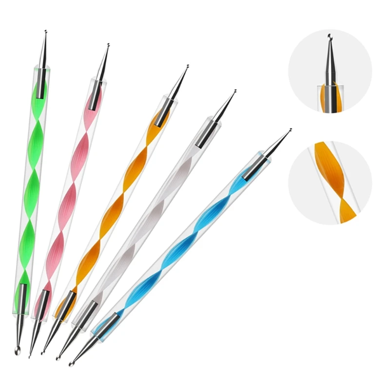 

Nail Art Tools Decoration Kit Rhinestone Sequins Foil Flakes with Pick Up Tweezers Painting Dotting Pen Brush Manicure