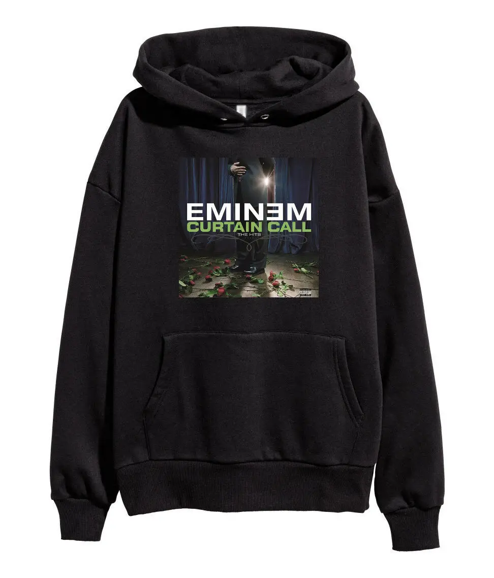 Свитшот Eminem в стиле хип хоп Товары для детей Детройта и рэп Новая женская мужская