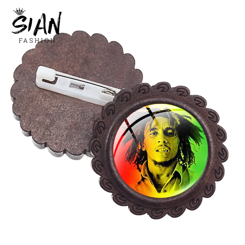 Кисточки и броши с изображением Боба Марли в стиле знаменитой японской регги