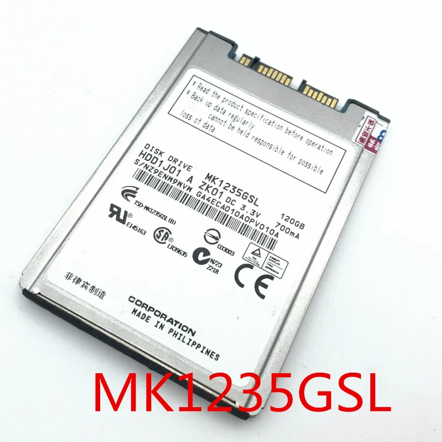 

100% новый в коробке 3 года гарантии MK1235GSL 120G Micro-SATA 1,8 дюйма 5 мм требуется больше фото углов, пожалуйста, свяжитесь со мной