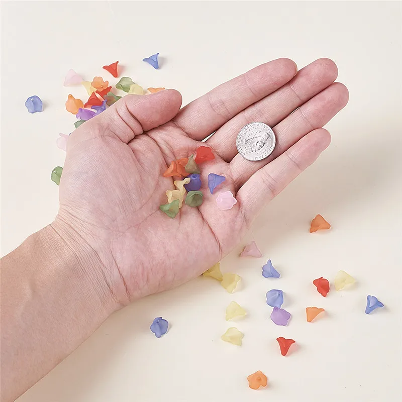 Матовые акриловые бусины для изготовления ювелирных изделий сделай сам