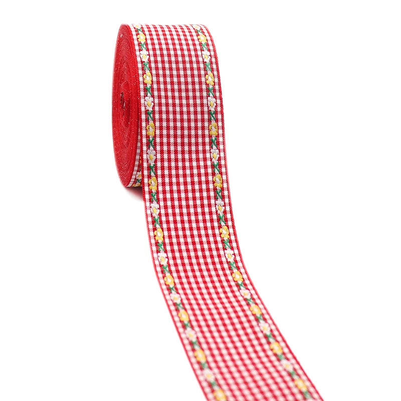 10 ярдов/кружево в рулоне жаккардовая вышивка блестящая лента упаковка сделай сам