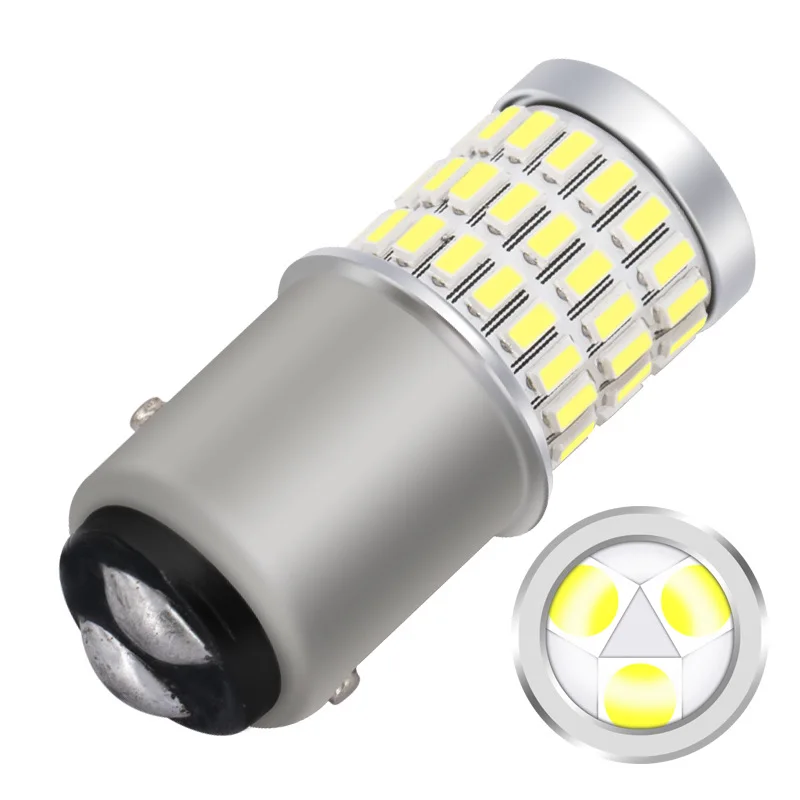 

New Brake Lights Flash 1157 Led 3014 54smd 3030 Highlight Reversing Turn Signal Led Lights for Car Car Lights Car Led Light