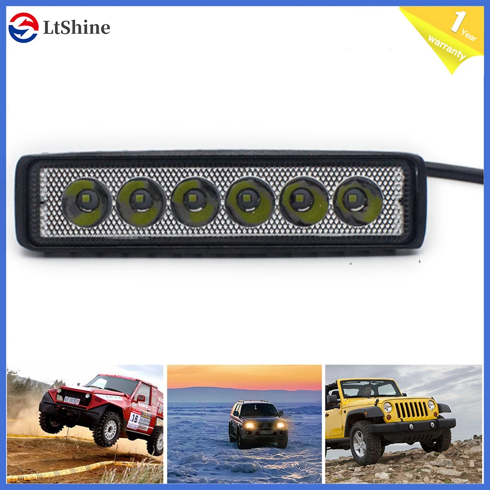 Дневные ходосветодиодный огни для внедорожников 2 шт. 5 9 дюймов 18 Вт