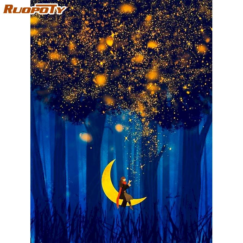 

RUOPOTY DIY Diamond Embroidery Cartoon Full Square Drill Diamond Painting Turtle Cross Stitch Kits Mosaic Art Wall Decor