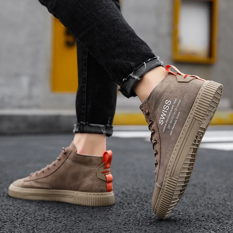 

Sneakers men spring new Korean version of the trend of casual shoes men's young wild breathable running shoes men's shoes winter