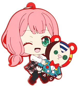 Bang Dream! HHW Afterglow PP Аниме игра Hikawa Hina Maya Yamato Misaki Kanon Seta Kaoru Aoba Moca Mitake Ran резиновый брелок - Цвет: 07 Uehara Himari