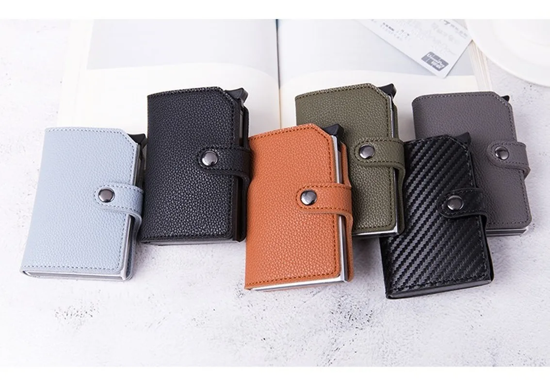 Bycobecy RFID держатель для кредитных карт защитный мужской кошелек с защитой от кражи