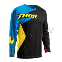 2021 thor team fashion motorcycle bmx mountain bike team downhill jersey offroad dh bicycle quick drying work clothes equipment