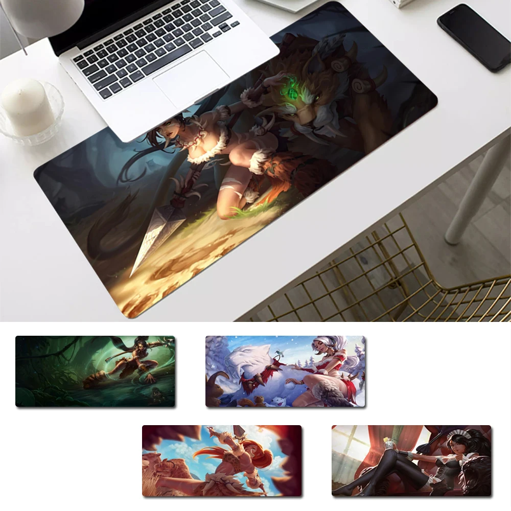 

30x60cm League of Legends Nidalee Mouse Pad PC Laptop Gamer Mousepad Anime Antislip Mat Keyboard Desk Mat For Overwatch/CS GO