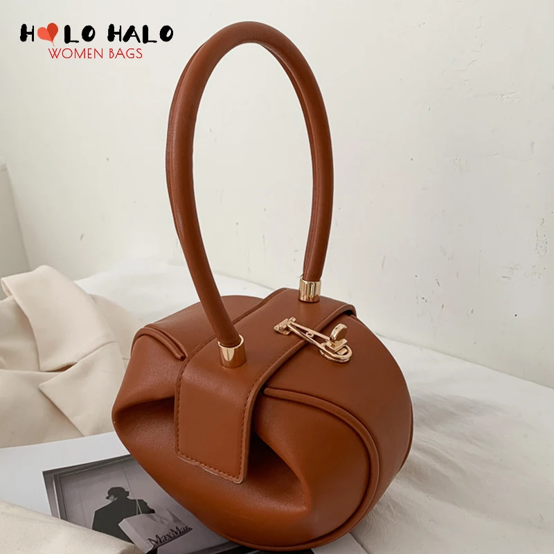 

Сумка-кошелек женская из искусственной кожи, однотонная, в форме фонарика