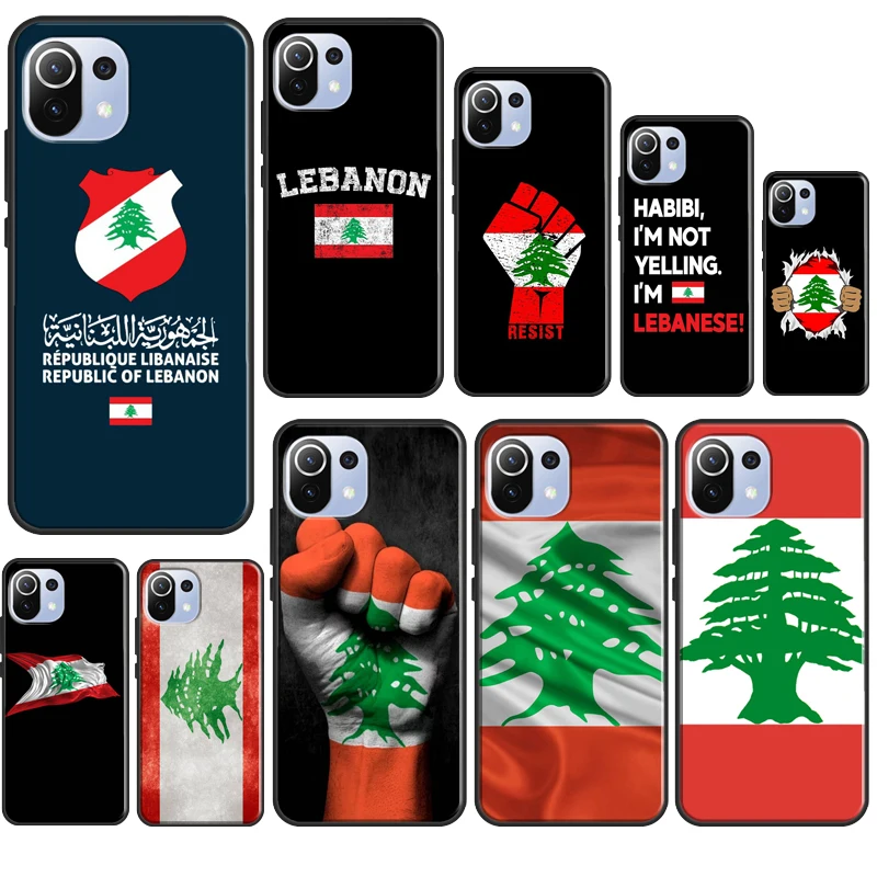 Чехол с ливанским флагом для POCO X3 Pro GT X4 M3 M4 F1 F3, чехол для телефона Xiaomi Mi 11T 12 Pro 10T Mi 11 Lite