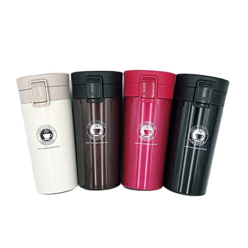 Высококачественная дорожная кофейная чашка термос из нержавеющей стали