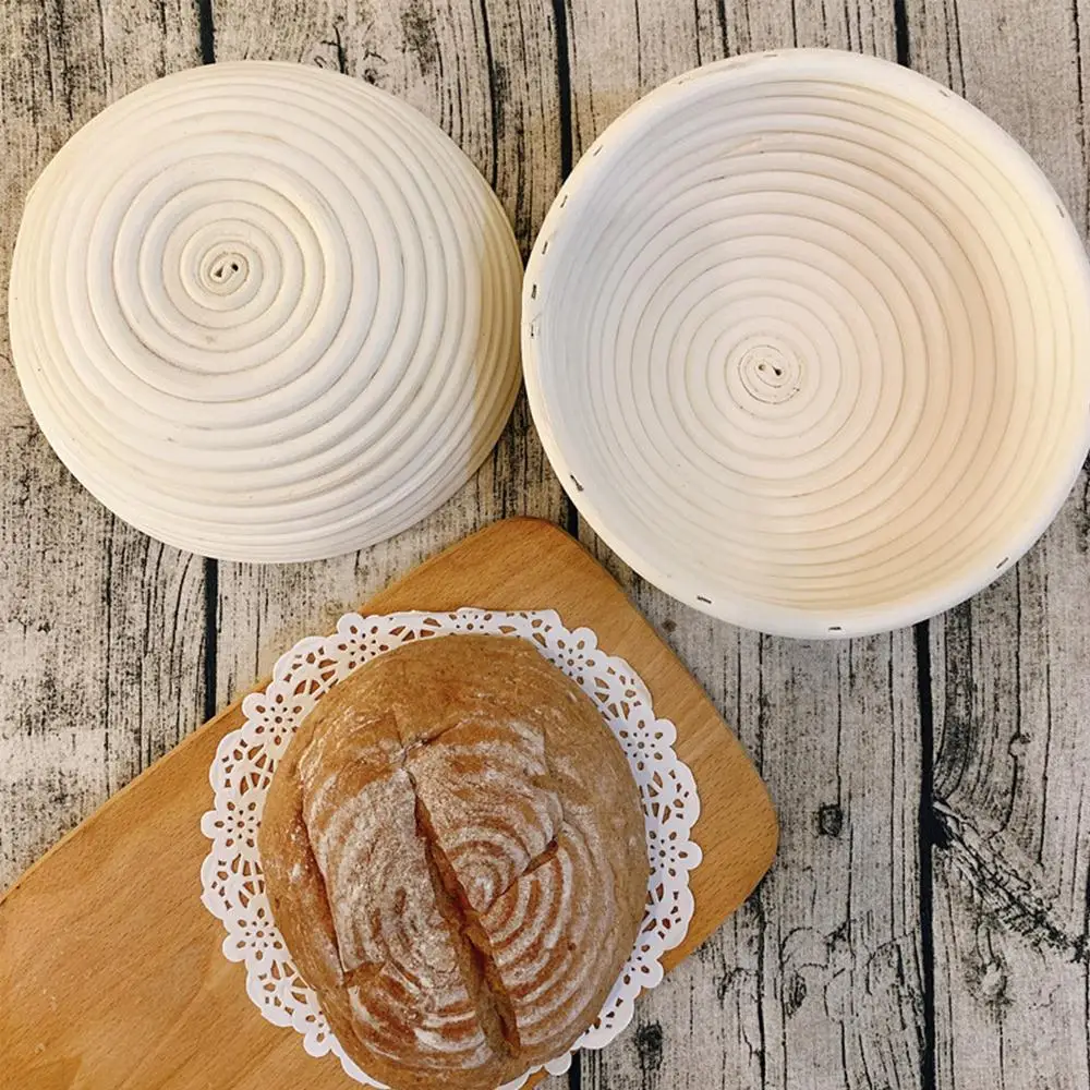 

Rattan Proofing Basket Bamboo Kitchen Economic Eco-Friendly Food Bread Basket Fermentation Rattan DIY Cake Dough Decoration