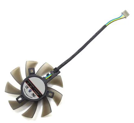 Новый 75 мм FD7010H12S 4Pin Вентилятор охлаждения заменить для ASUS Sapphire MSI R6790 Twin Frozr II HD 7870