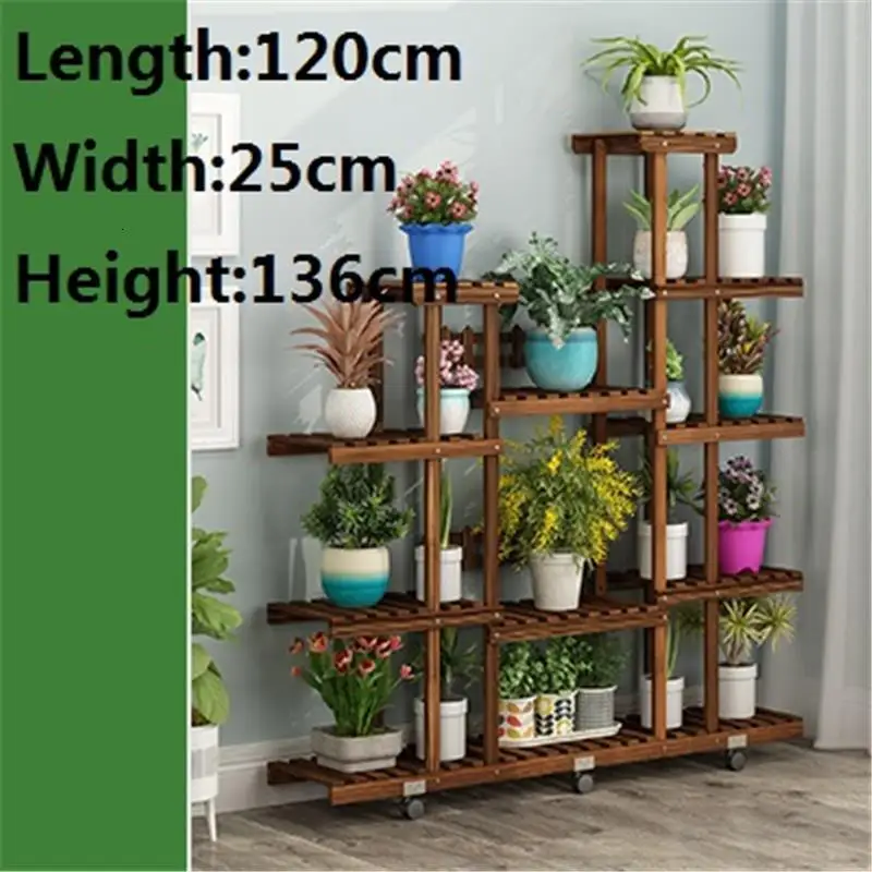 

Soporte Interior Terraza Estante Mueble Para Plantas Wood Rack Balcony Flower Shelf Dekoration Stojak Na Kwiaty Plant Stand