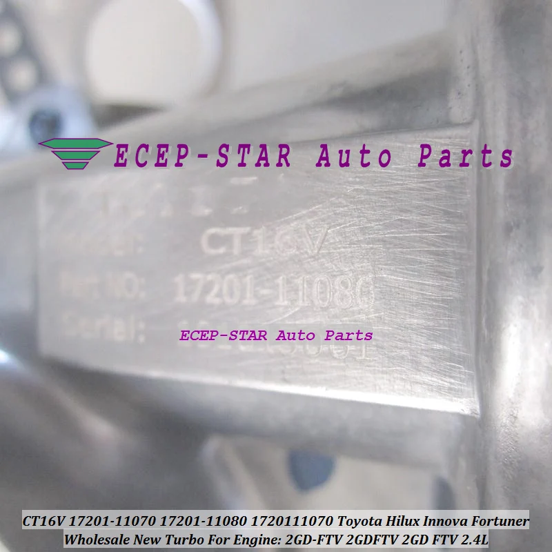 Турбо-картридж CHRA CT16V 17201-11070 17201-11080 1720111070 1720111080 для TOYOTA HILUX Vigo PRADO FORTUNER 1GD-FTV 1GDFTV 1GD 2.8L