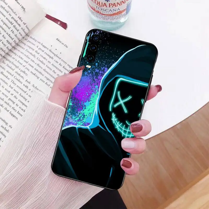 CUTEWANAN уличная Молодежная неоновая маска DIY печать чехол для телефона Huawei Honor 20 10 9 8