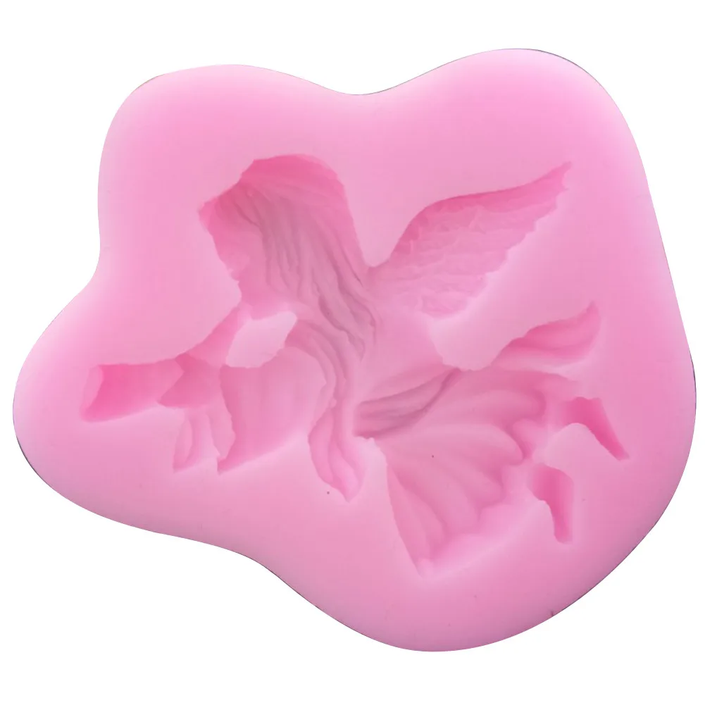 Инструменты для выпечки в форме ангела силиконовая форма торта шоколада