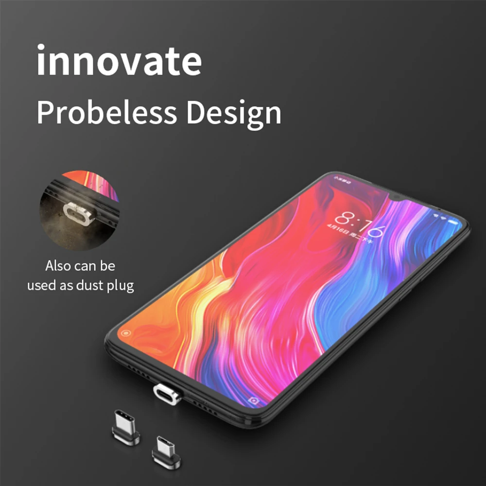 Магнитный кабель Wsken для Apple светильник IPhone usb type C шнур быстрой зарядки и передачи