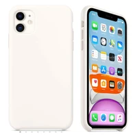 liquid soft silicone case cover for apple iphone 11 pro max cover case protective with logo