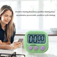 lcd electronic digital display screen timer magnetic cooking table countdown alarm clock stopwatch with stand for kitchen