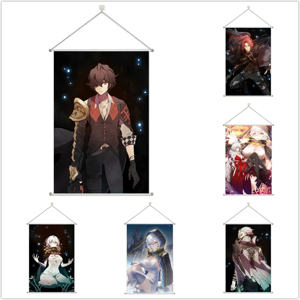 

CODE VEIN Io Louis Amamiya Jack Alloy Scroll Cartoon Comic Scroll Hanging Wall Decor
