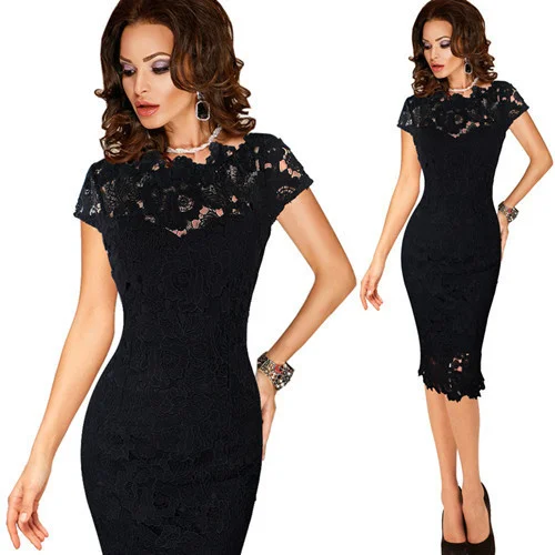 

Women's lace tight Pencil Dress
