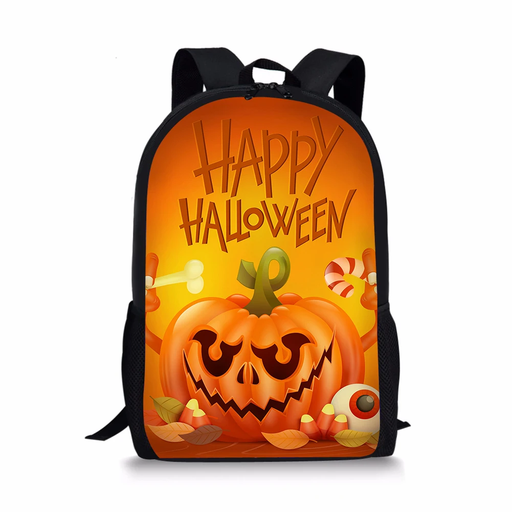 ELVISWORDS, школьный рюкзак для подростков, ранцы для Хэллоуина, ортопедический рюкзак для девочек, детский рюкзак для книг, Mochila