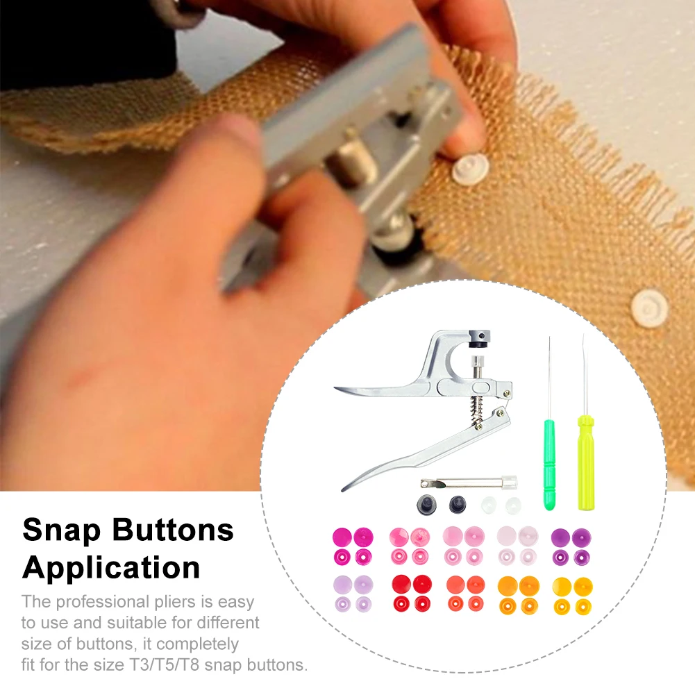 Пресс шпилька T3 застежка для ткани подгузников галантереи сделай сам Набор