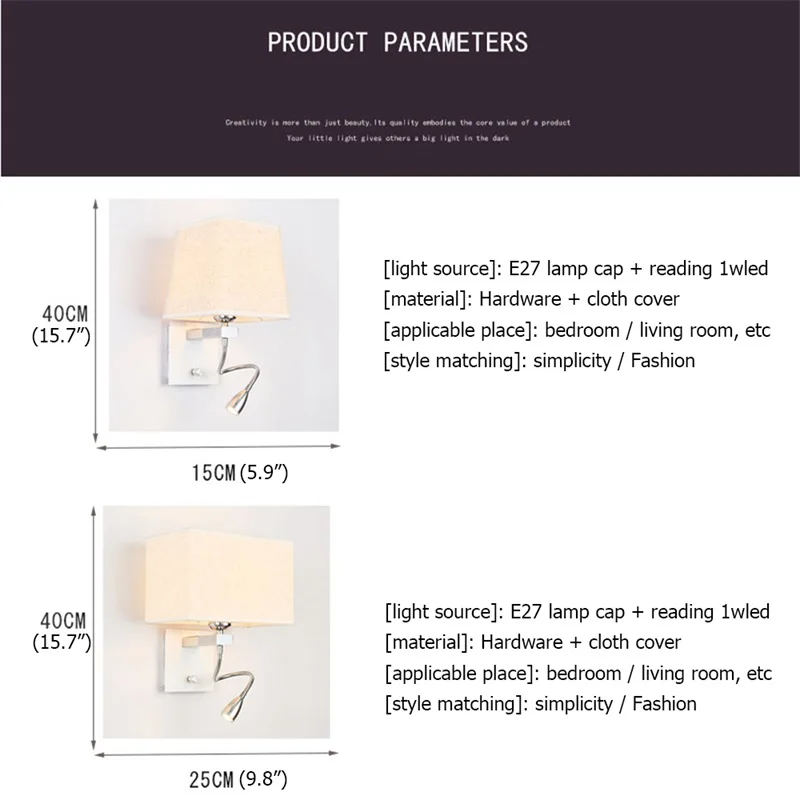 

86LIGHT Wall Lights Contemporary Creative Square Shape Indoor LED Sconces Lamps For Home Corridor