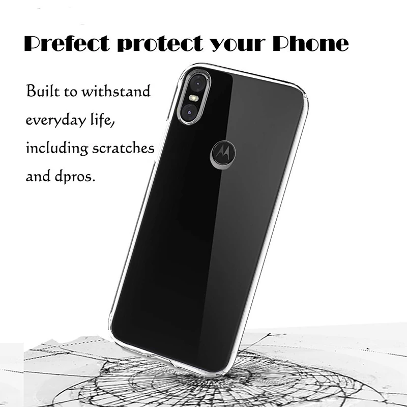 non yellowing transparent phone case for motorola moto one motorolaone android one androidone soft clear tpu silicone back cover free global shipping