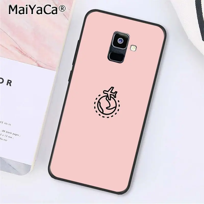 Чехол MaiYaCa с картой мира для Samsung Galaxy A51 A71 A80 A7 A8 A6 Plus A70 A9 2018 A50 A20 A30 A40 | Мобильные