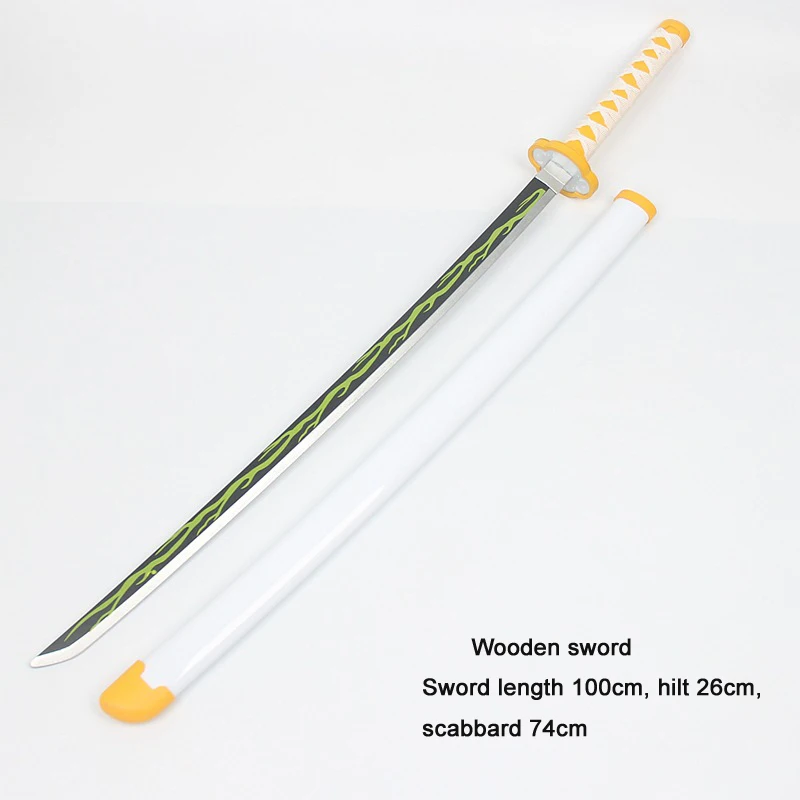 Парик для взрослых косплея агатсума Зеницу из фильма рассекающий демонов |