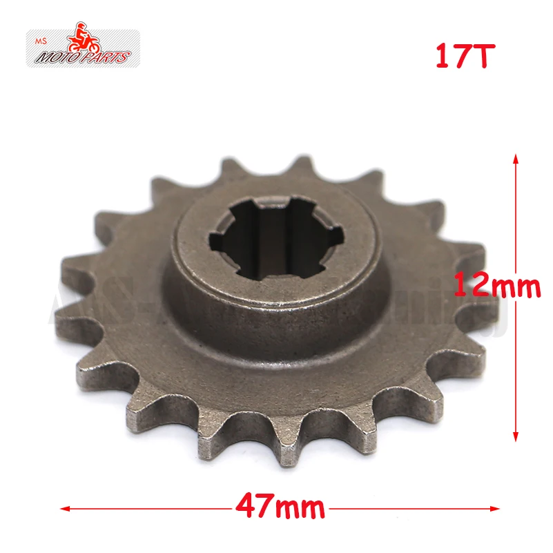 T8F 8 мм 11t/14T/17T/20T зуб передний зубчатый валик звездочки Cog для 47cc 49cc мини-мото-байк |