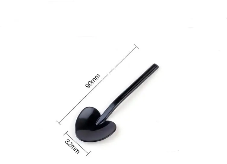 

2000pcs/lot Disposable colorful spoon heart-shaped shovel love spoon dessert spoon ice cream spoon wholesale SN3804