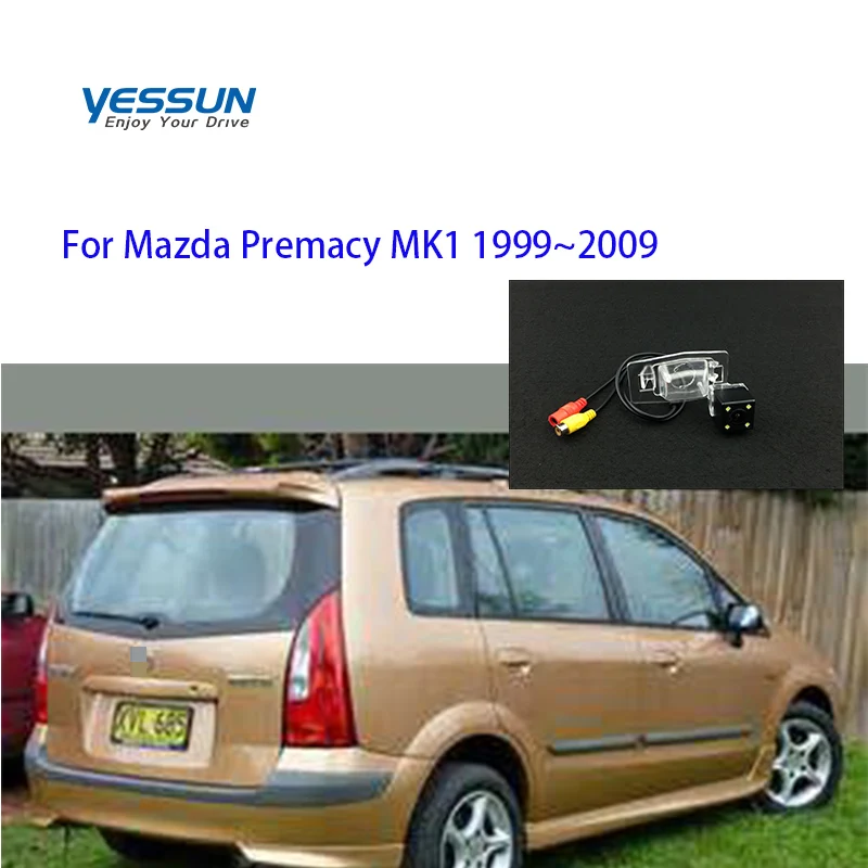Yessun HD CCD камера заднего вида ночного видения для Mazda Premacy MK1 1999~ 2009