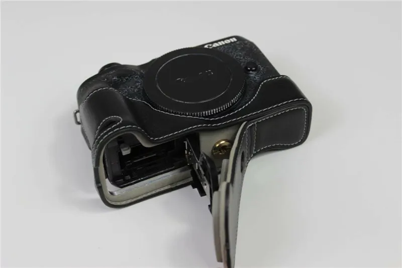 Чехол из натуральной кожи для камеры Canon EOS M6 II EOSM6 Mark M6II | Электроника