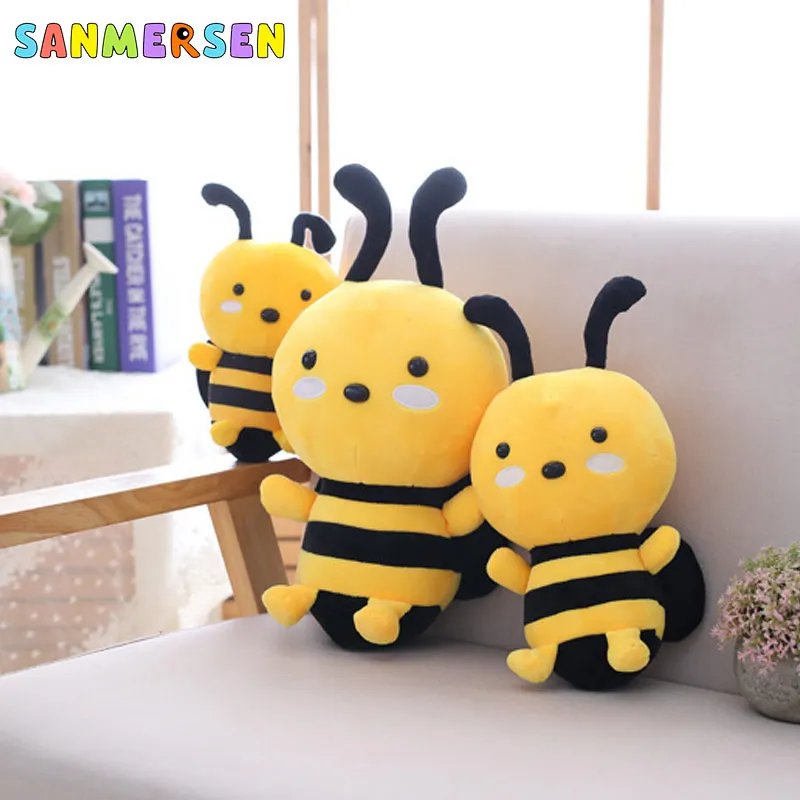 Kawaii Bee Детская плюшевая кукла игрушки животные пчела куклы мягкая фигурка для