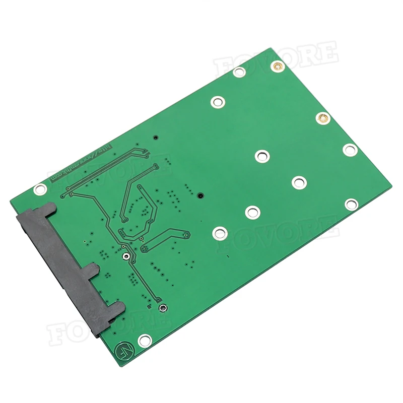

M2 NGFF MSATA 2-in-1 Multiple Sized M.2 SSD to SATA III Converter adapter controller Expansion Card 2.5 inch