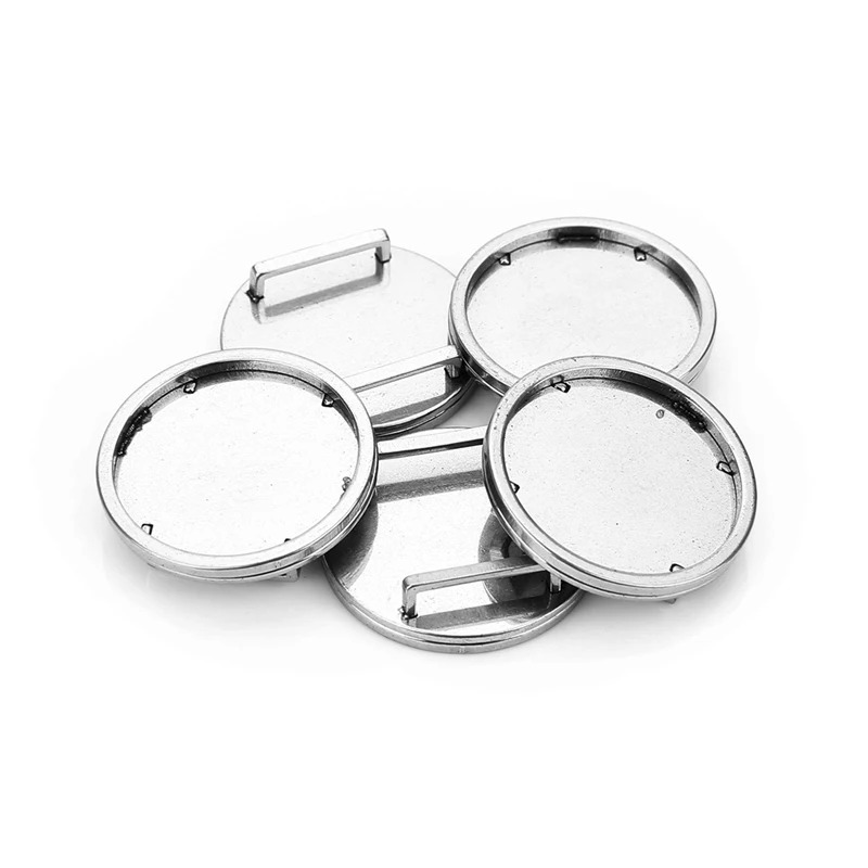 

2Pcs/Lot Stainless Steel Pendants Bases Personality Jewelry Accessories For Necklace Pendant Diy Jewelry Making Findings