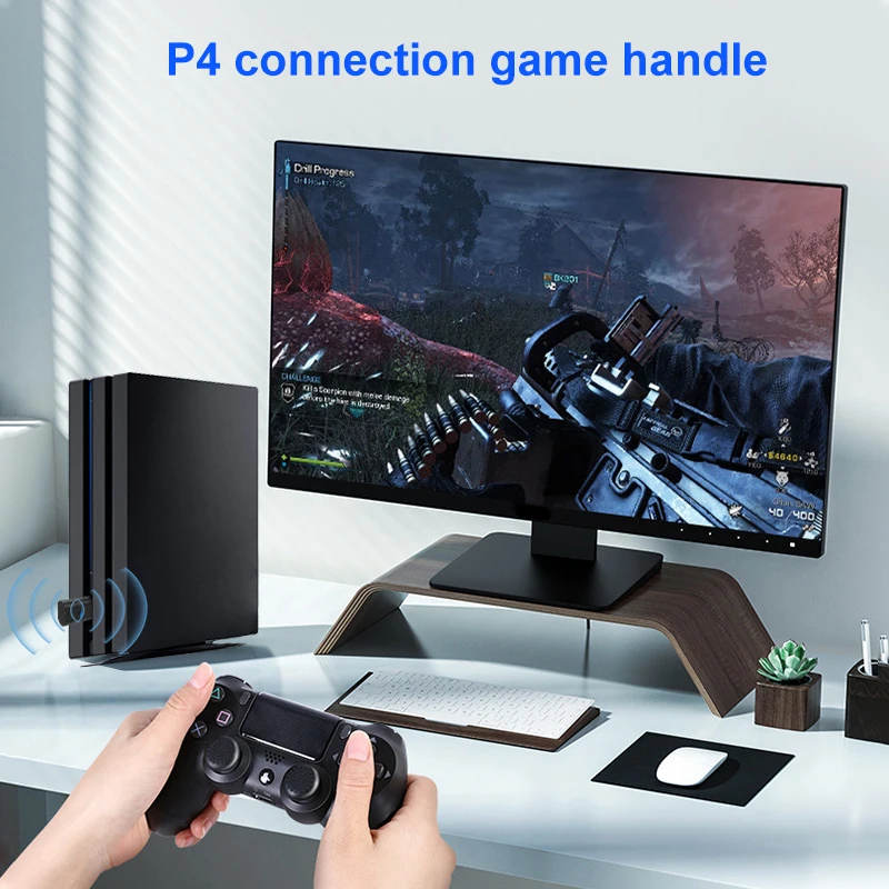 USB 5 0 Bluetooth приемник адаптер для PS5 PS-4 контроллер Беспроводной аудио широкое