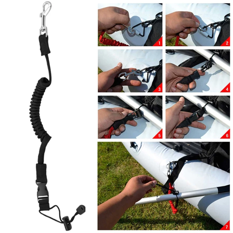 Байдарка весло поводок гребная лодка эластичное сопротивление веревка для