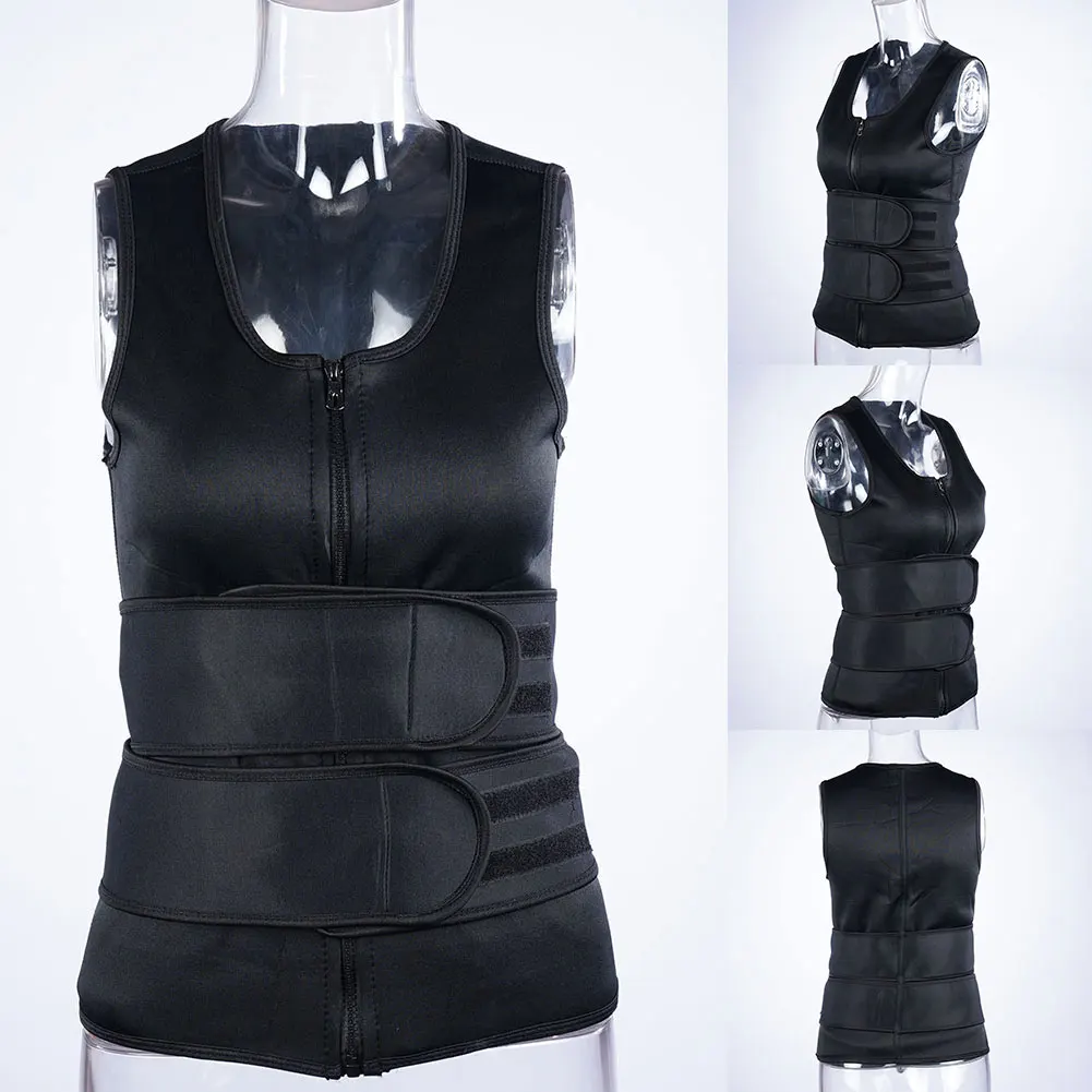 

Мужской корректирующий фигуру жилет для сауны тренировочный пояс с двойным ремнем тренировочный топ Abdo мужской утягивающий Корректирующи...