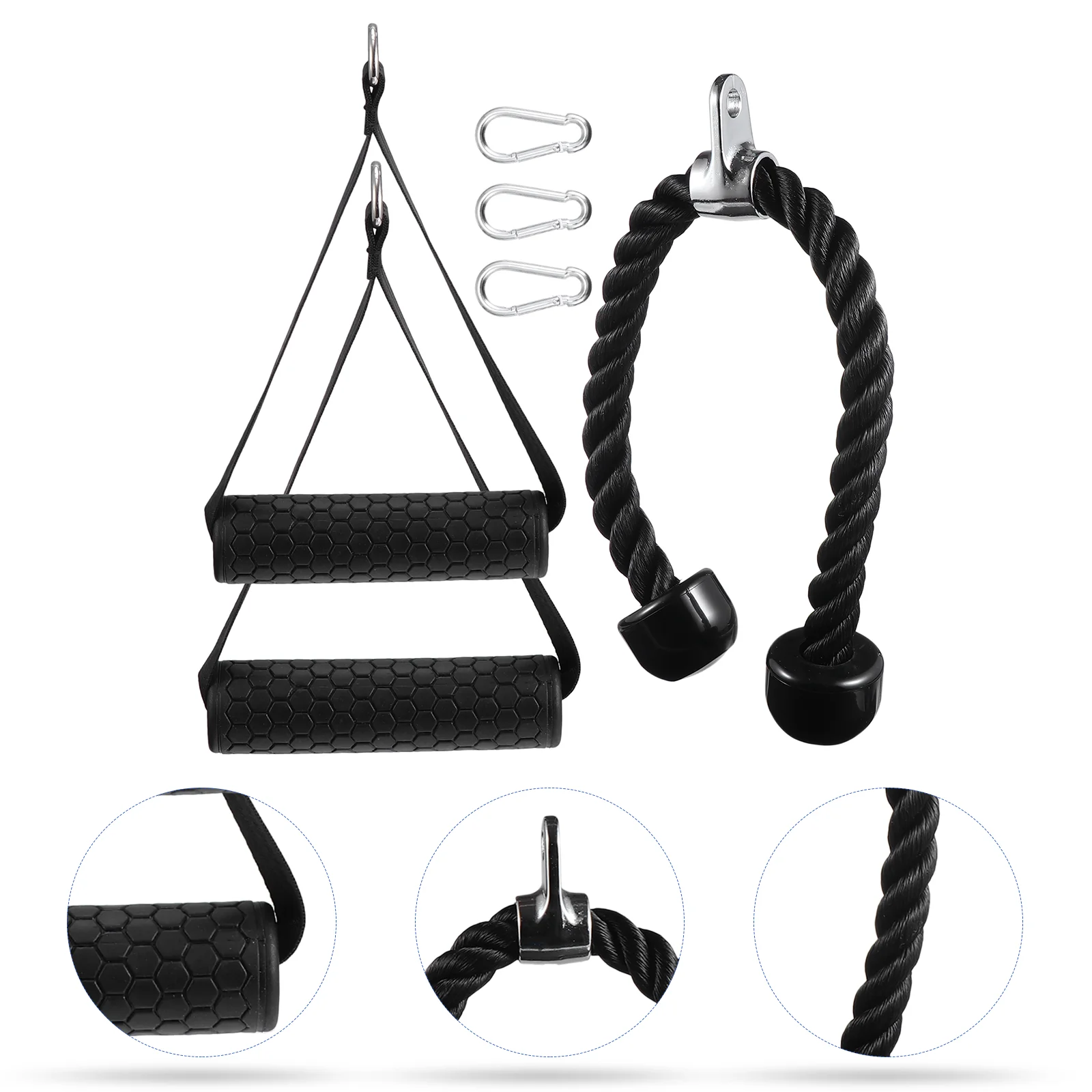 

1 Set/6pcs Training Handle Exercise Handle Workout Handle Fitness Gadget